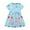 Sky Blue, variant on Girls Dress Summer Ice Cream Prints Dress for Toddler Kids Girls Cartoon Pattern Cotton Short Sleeve Cotton Dress Baby Girl Dress Sky Blue 1 Years-2 Years