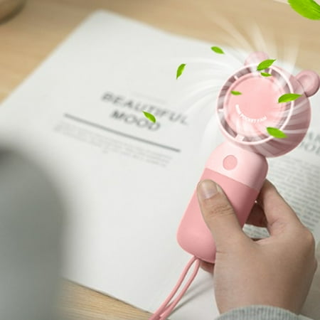 

Kakina CMSX USB Handheld Fan - with Base - Vertical Blower - Mini Rechargeable and Easy To Store Small Fan