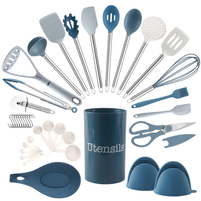 Juego de utensilios de cocina COOK WITH COLOR Silicone, 38 piezas