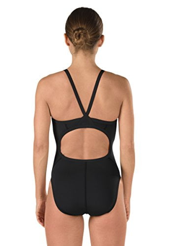 Details about   Speedo Endurance Swimsuit Black One Piece Youth Size 12/28 Train Tech III 