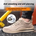 thumbnail image 2 of AUXDIQ Safety Trainers Men Women Steel Toe Cap Trainers Lightweight Work Shoes Comfy Industrial Sneakers Construction Work Boots, 2 of 5
