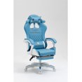 thumbnail image 1 of Wingomart PU Faux Leather Gaming Chair Racing Video Game Chairs Computer Adjustable High Back Ergonomic Office Chair Recliner Swivel Rocker w/Lumbar Support and footrest, 1 of 7
