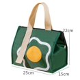 thumbnail image 1 of Bolsa térmica portátil de alta capacidad para el almuerzo, ideal para mujeres y niños, ideal para picnic, trabajo, viajes, almacenamiento de alimentos, tipo bento, bolsa térmica., 1 of 6