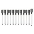 thumbnail image 1 of Whiteboard Pen, 0.5-1mm Fine Tip Dry Erase Black White Board Markers, 12 Pcs, 1 of 6
