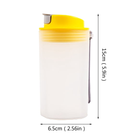 Ybomd,Protein Shaker Bottle 350ml Orange,Sports Fitness Water Bottle,Fit for Sports Fitness, Protein Shaking, Milkshake Making, Outdoor Hydration and Daily Workout Drinking Occasions