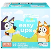 Pampers Easy Ups Training Pants, Boys, Size 3T-4T, 66 ct