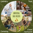 thumbnail image 6 of Hamper Stand 18 x 14 x 32. X-Frame Portable Trash Bag Holder Outdoor. Wire Garbage Bag Holder Outdoor. Collapsible Leaf Bag Holder Stand 18x14x32. Folding Trash Bag Stand for Garden, Laundry, Yard, 6 of 8