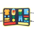 thumbnail image 5 of Tablero Ocupado Niños Vestirse Tablero De Aprendizaje Habilidades De Vestir Placa De Aprendizaje Habilidad Básica Ayuda De Enseñanza Para La Escuela En El Hogar Educación Temprana Yuarrent FN003421-01, 5 of 5