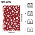 thumbnail image 2 of FORMRS 1-Subject Spiral Notebook 8" x 5" College Ruled 60 Refillable Sheet A5 Hard Cover, Red Cartoon Paws Pattern, 2 of 7