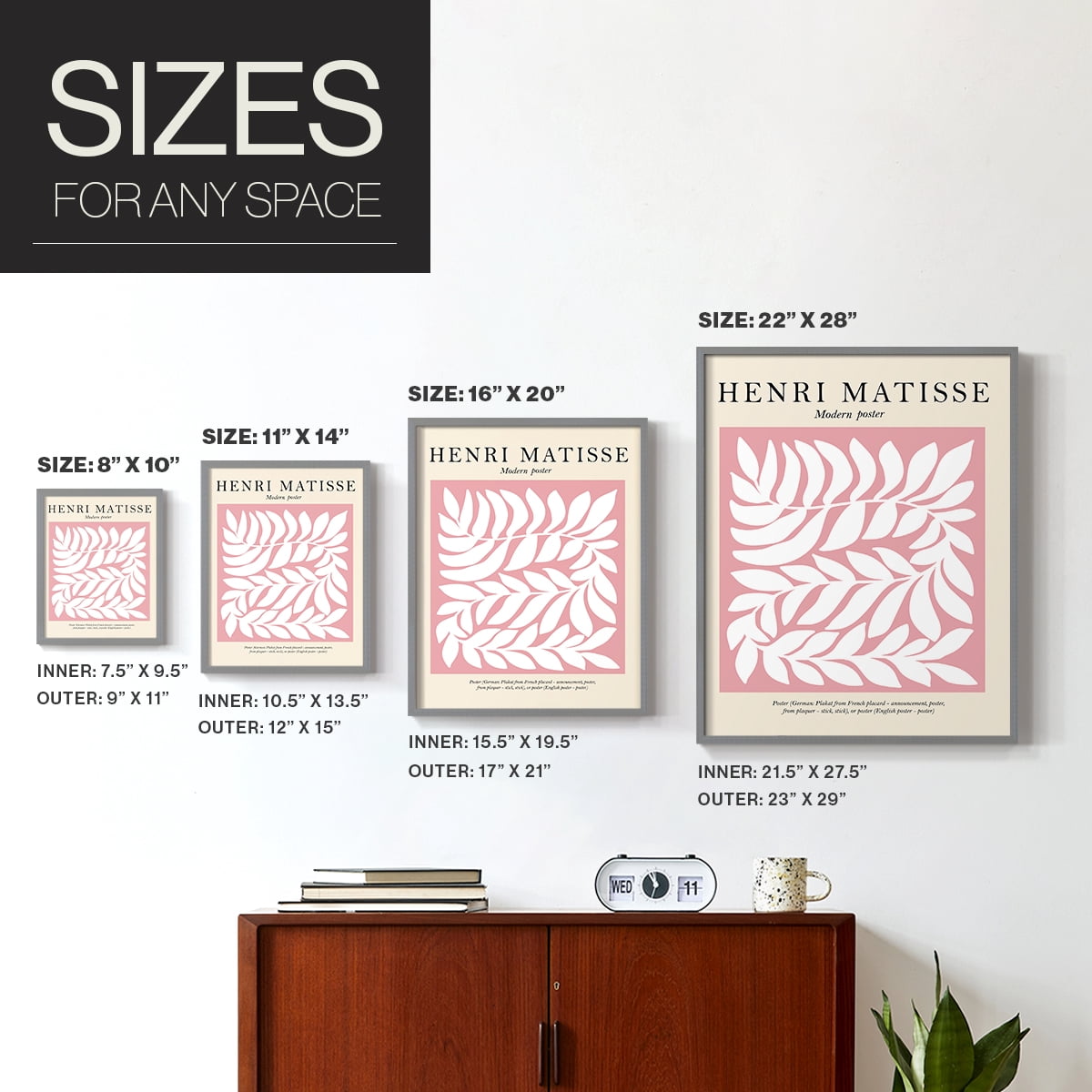 Matisse LXXIV Framed Print - Solid Wood