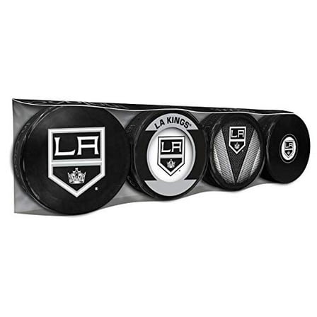 Kings Officially Licensed 4-Pack Hockey Puck Collection