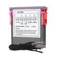 thumbnail image 2 of Dual Digital Display Thermostat Temperature Regulator Temperature Controller with Double NTC Probe Heater Sensor Probe Two Relay Output 110-220V, 2 of 8