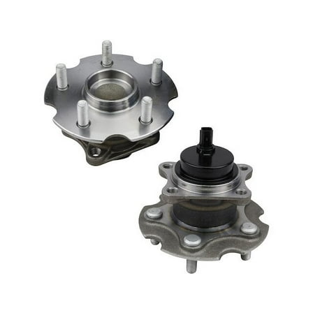 Rear Wheel Hub Assembly Set - Compatible with 2006 - 2018 Toyota RAV4 FWD 2007 2008 2009 2010 2011 2012 2013 2014 2015 2016 2017