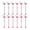 Pink, variant on Miangastore Pink Plastic Drink Stirrer for Stirring Perfect for Parties and Everyday Use 12pcs
