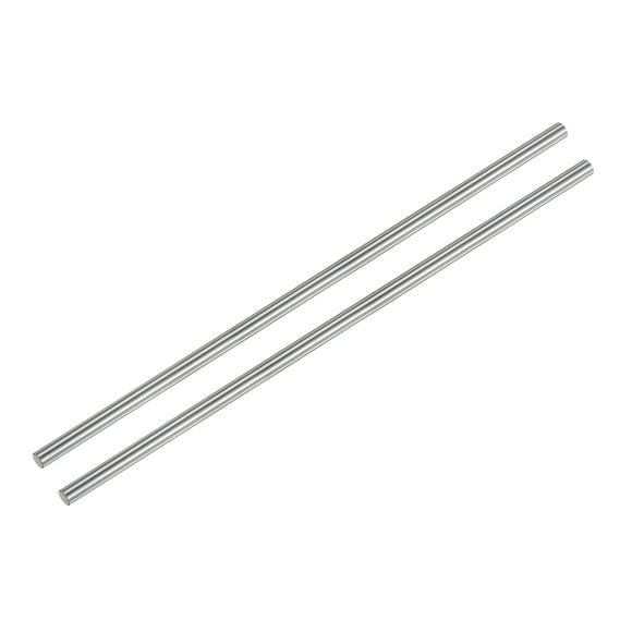 Unique Bargains 2pcs Linear Motion Rods 10mm x 350mm (0.39 x 13.78 Inches) Case Hardened Chrome Plated Round Guide for 3D Printer