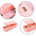thumbnail image 2 of 2 Pcs Mini Handheld Sealer Portable Sealer for Bags Food Sealer Mini Bag Sealer Heat Sealer for Kitchen, Food Bags, Plastic Bags, Snack Bags (White+Pi, 2 of 5