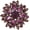 purple-smaller, variant on Vintage Women's Austrian Crystal Elegant Flower Brooch Wedding Broach Pin