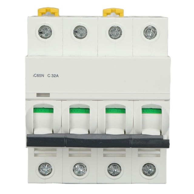 Circuit Breaker MCB 4P Low Voltage DIN Rail Mount AC 400V 32A for Home Equipment