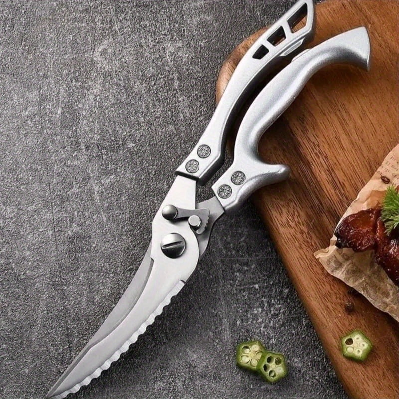 1-3PCS Stainless Steel Utility Knife Chef Knife Multipurpose Knife Boning Knife Sashimi Knife Sharp Cleaver Professional Cooking Knife Kitchen Accessories Kitchen Scissors Fruit Knife Meat Beef Fish