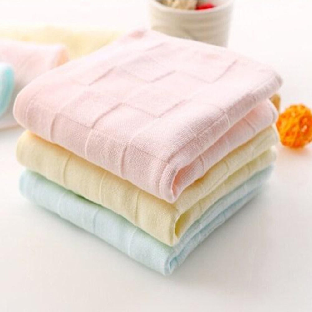 Infant Newborn Cotton  Soft  Bath Towel Gauze  Washcloth Feeding Wipe Cloth 