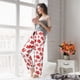 thumbnail image 5 of Fotbe Realistic Maple Leaf Pantalones de Pijama para Mujer, Pantalones de Dormir, Pantalones Pj con Cordón y Bolsillos-Small, 5 of 6