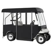 VEVOR Golf Cart Enclosure, 4-Person Golf Cart Cover, 4-Sided Fairway Deluxe, 300D Waterproof Driving Enclosure with Transparent Windows, Fit for EZGO, Club Car, Yamaha Cart (Roof Up to 78.7''L)