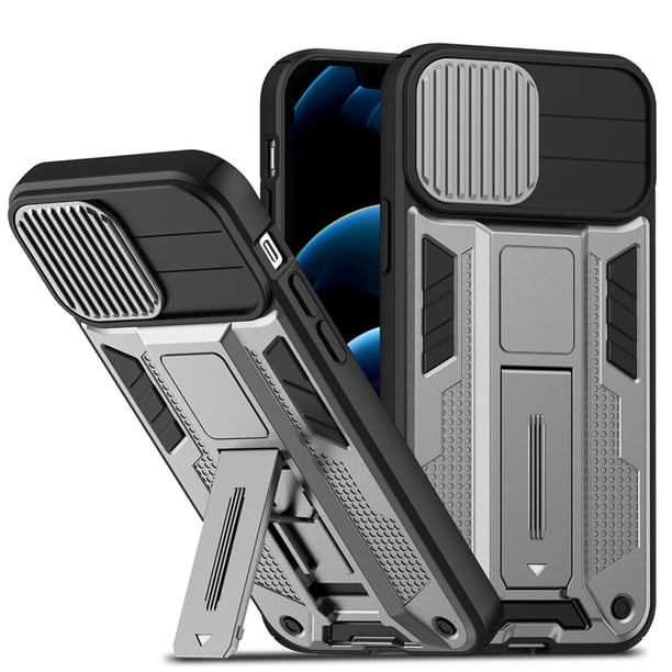 Camera Protection Stand Holder Phone Case For iPhone 14 13 Pro Max 11 12 XS Max X XR 8 Plus 14 13 Shockproof Bumper Armor Cover xuanjing unisex