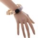 thumbnail image 5 of Brazalete de Teether Bebé Agarrar Juguete de Enfermería 2 perfke Pulsera de madera de Teether de los granos, 5 of 8