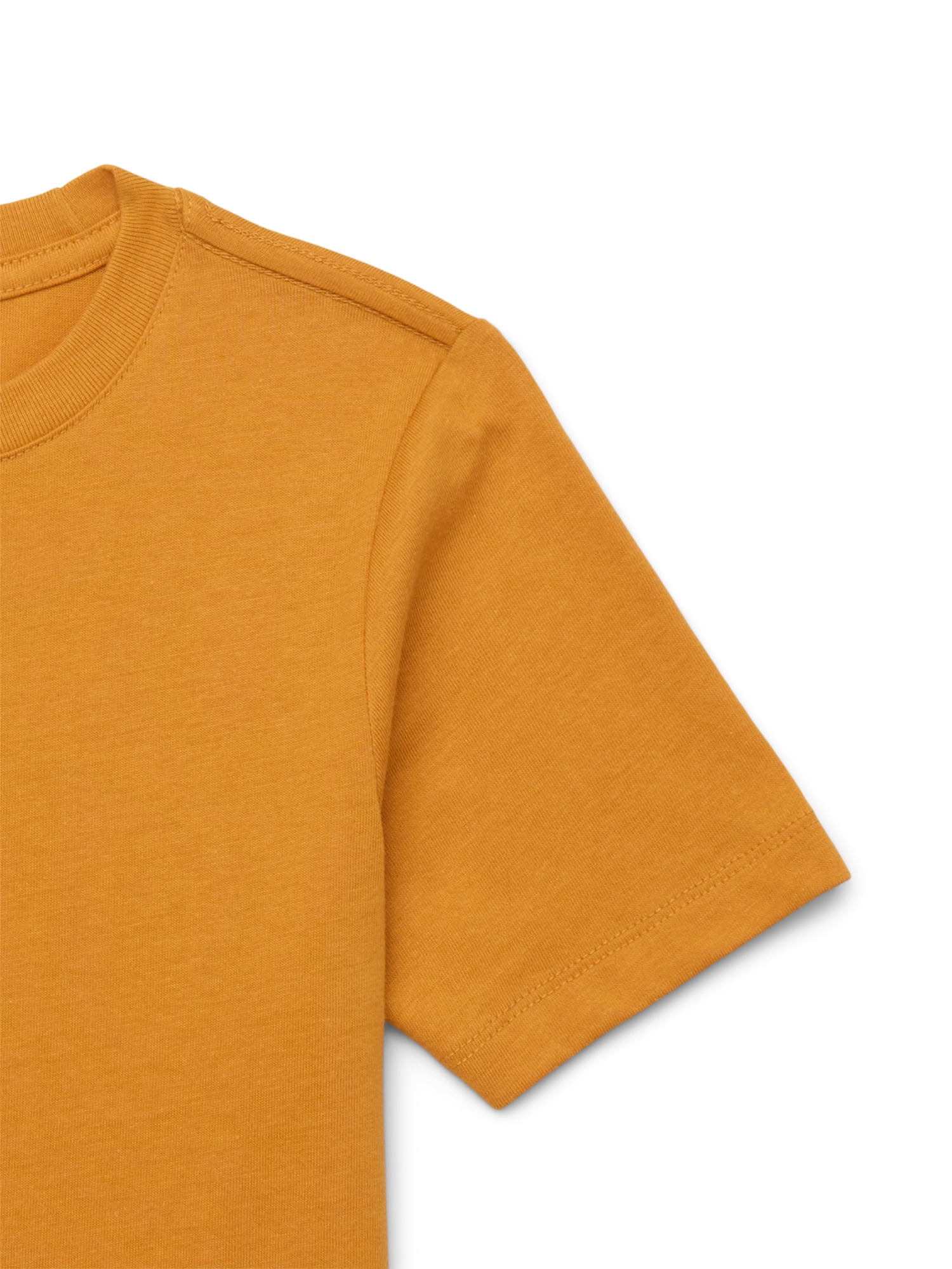 Wonder Nation Boys Kid Tough Tee with Short Sleeves, Sizes 4-18 & Husky