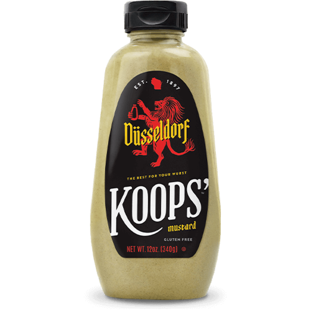 Koops' Dusseldorf Mustard, 12 oz (Pack of 12)