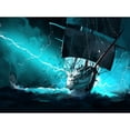 thumbnail image 1 of Diamond Painting (DE2431) 5D Square Sunset Boat Kit Artwork Craft (V1182) 50x70cm FLhrweasw Nuevo, 1 of 1