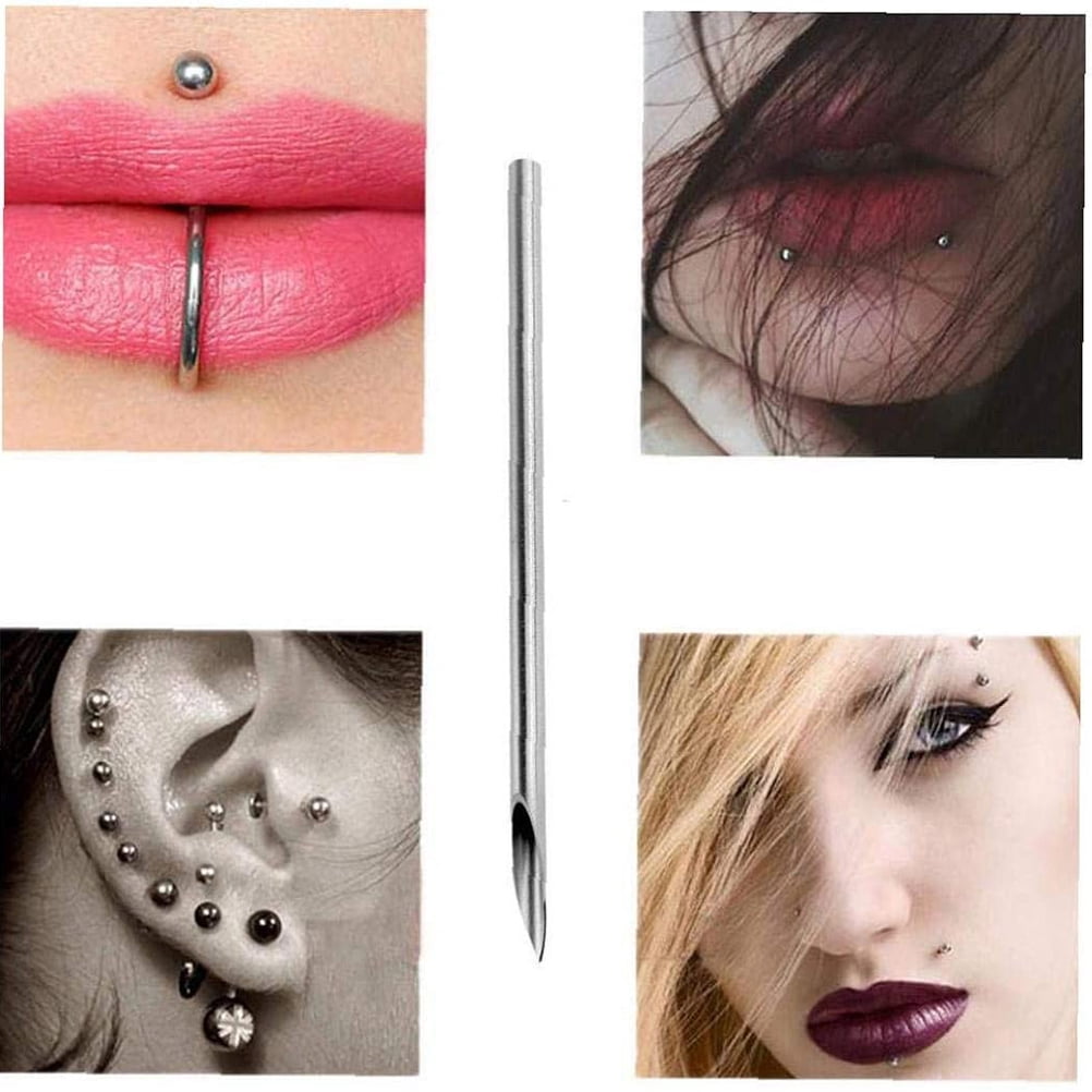 Falleo Clearance Piercing Needles Mixed Sizes 12G 14G 16G 18G and 20G Disposable Body Piercing Needles Piercing Supplies