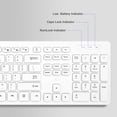 thumbnail image 3 of Combo de teclado y ratón inalámbricos Rii Standard Office White, 3 of 8