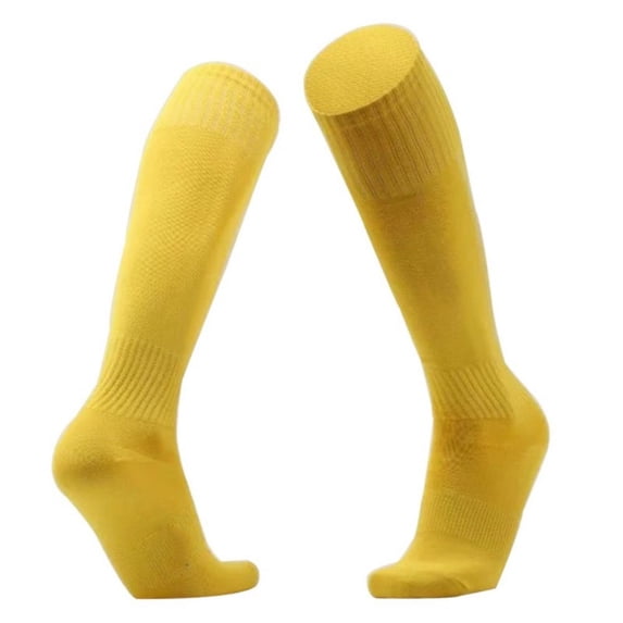 Blank Version Of Football Stockings Long Tube Sports Socks Blue Flexibility Breathability Comfortable
