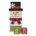 thumbnail image 2 of Design Imports CAMZ13605 DII Bonhomme de Neige Carré Bloc de Table, 2 of 4