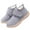 Grey, variant on XIMIN Men Women Winter House Extra Wide Width Easy On & Off Walking Sneakers Thick Bottom Indoor Outdoor Warm Non-Slip Slippers Snow Boots