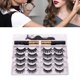 thumbnail image 5 of 10 pares de Pestañas postizas magnéticas Sincero impermeables reutilizables con Pinzas para Delineador de ojos, 5 of 10
