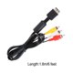 thumbnail image 3 of Seitruly 1.8M AV to RCA Audio Cable Triple Thick Controllers Wire Composite Line Copper PS2 Easy Ultra Leads Installment for TV Type3 NO3, 3 of 5
