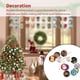 thumbnail image 3 of Diy Adornos De Navidad De Madera Hermosa Y Elegante Decoración De Madera Redonda Círculos De Madera Artesanía Para Pared De Ventana Patio Interior Al Aire Libre Patio Casa 12Pcs Kearding HA027923-01, 3 of 7