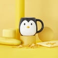 thumbnail image 3 of ShenMo Penguin mug penguin head capacity 360 ml ceramic mug, 3 of 4