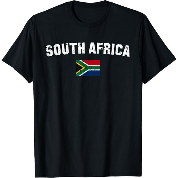 t-shirt SOUTH AFRICA Flag Vintage | Men Women Kids | SOUTH AFRICA T-Shirt.
