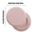 thumbnail image 3 of Chair Seat Cover, Elastic Round Stool Cover, Water-Resistant Soft Milk Silk Fabric, Versatile Durable Stretch Fit, Elegant Solid Color, Easy Care Machine Washable, 30x30x6cm, 3 of 6