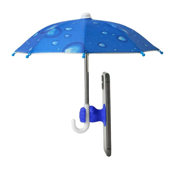 Hearth & Gear Support de Parapluie pour Téléphone Pare-Soleil Mini Parapluie pour Cellulaire avec Ventouse Réglable Style Poing Visière Universelle pour Couverture Extérieure pour Extérieur pour Hiver Couverture de Bar Extérieure