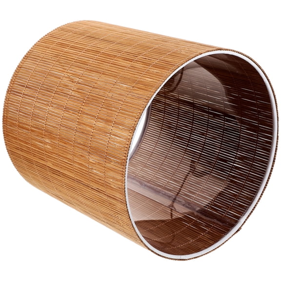 NIYANGLE 1Pack Woven Rattan Metal Lampshade for Hoteliers 11.8X11.8X9.8in