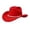 Red, variant on AJGRHE Big Wide Brim Fedora Hat for Women - Nashville Outfits Western Hats Women's Felt Panama Rancher Hat Red One Size