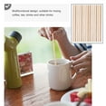 thumbnail image 6 of UPKOCH Beverage Mixing Stirring Stick Wood Beige 100pcs 5.5x0.2x0.04in, 6 of 7