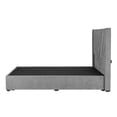 thumbnail image 3 of Recámara King Size Aurora Gris Duk con Cabecera + Box Base Cama, 3 of 8