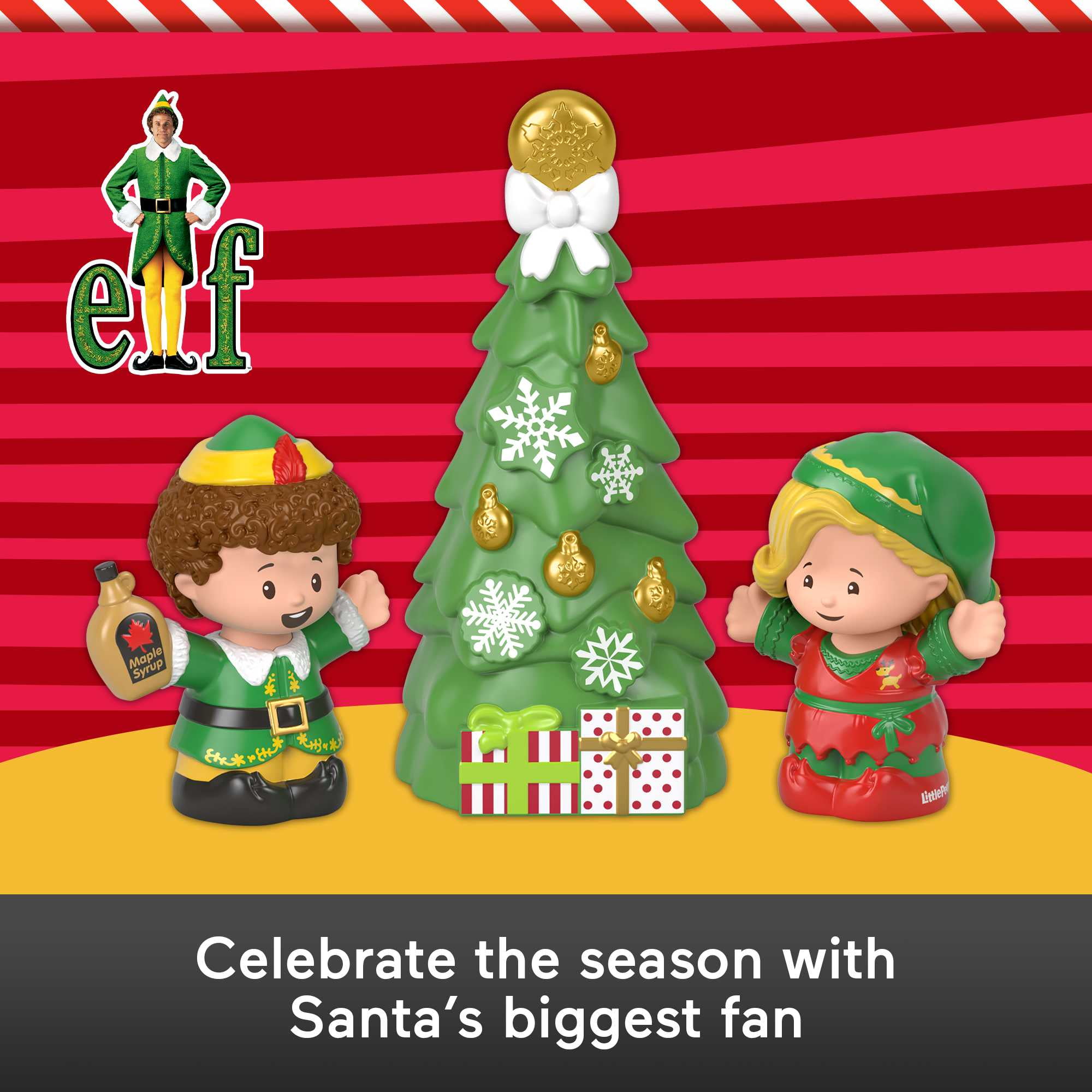 Little People Collector Elf Movie Special Edition Figure Set in Christmas Box for Adults & Fans