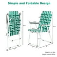 thumbnail image 4 of VINGLI Patio Lawn Chairs Folding Set of 4, Webbed Folding Chair Outdoor Beach Chair Portable Camping Chair for Yard, GardenGreen), 4 of 6