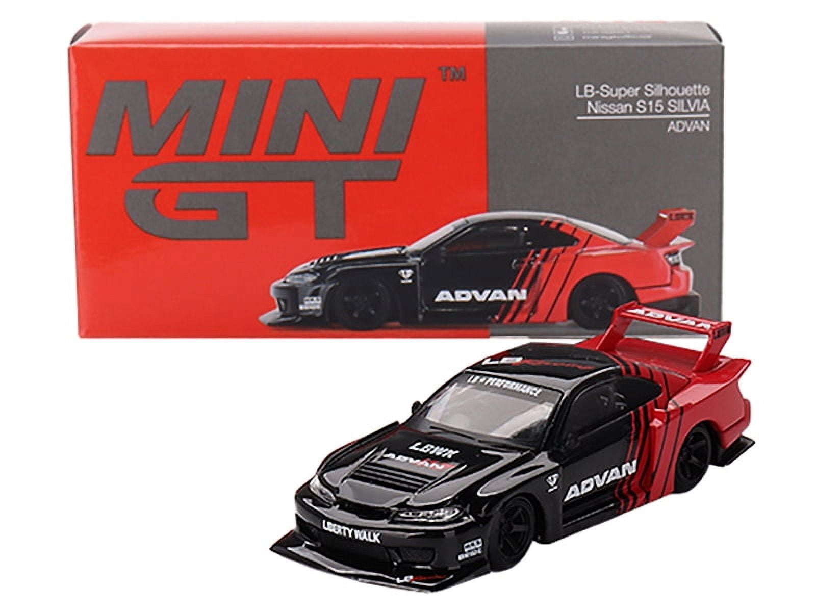 Nissan, LB-Super Silhouette S15 SILVIA RHD diecast model, ADVAN